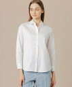 MACKINTOSH LONDON スビンコットンブロードブラウス マッキントッシュ ロンドン トップス シャツ・ブラウス ホワイト ブルー【送料無料】