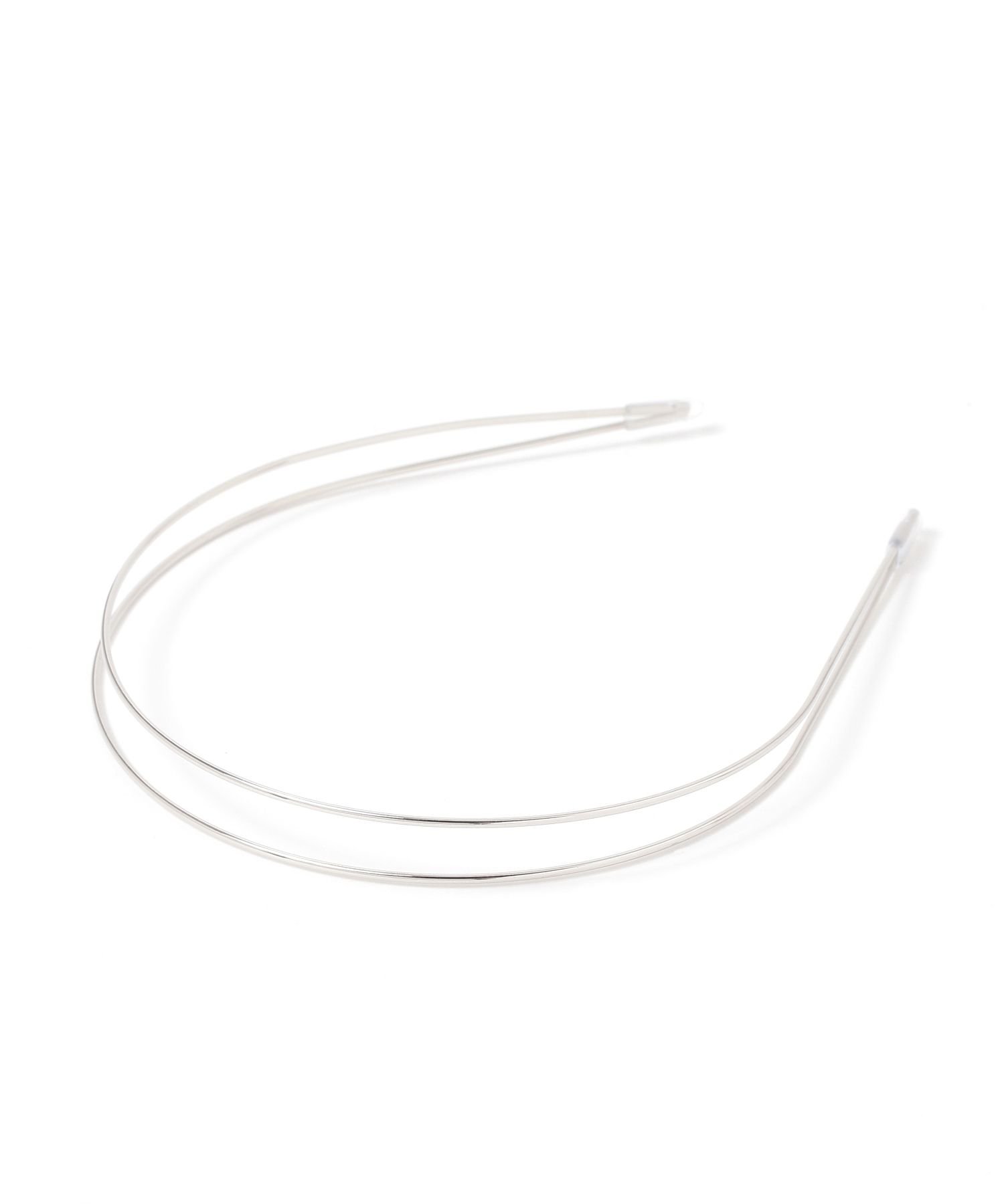 LAKOLE ダブルラインカチューシャ ラコレ ヘアアクセサリー カチューシャ・ヘアバンド ゴールド シルバー