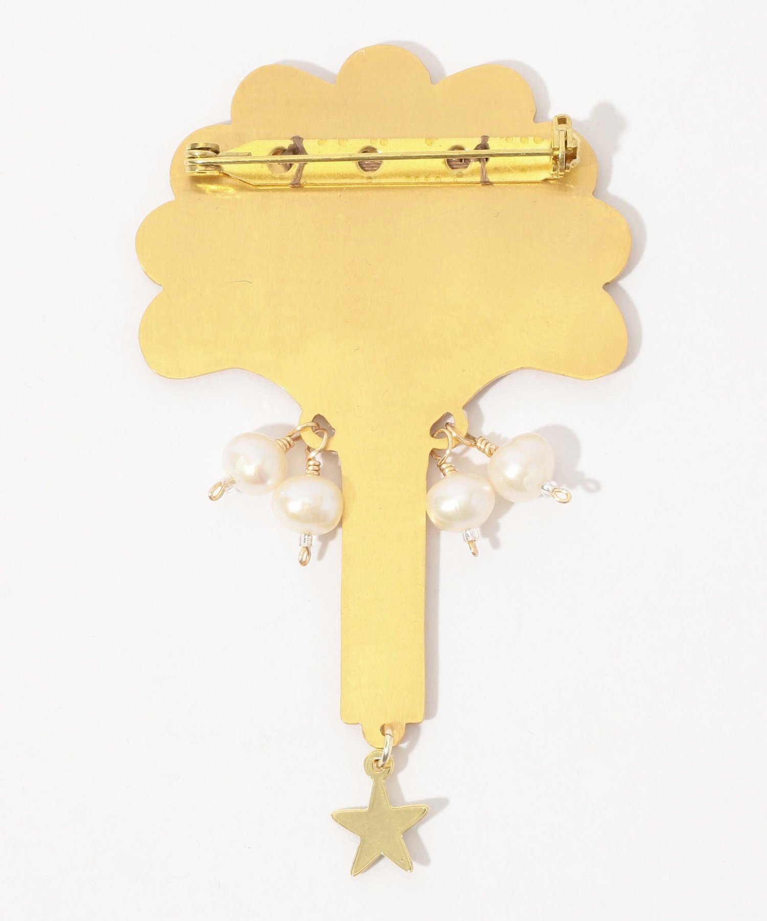 TOMORROWLAND GOODS MERCEDES SALAZAR GOLDEN PALM ブローチ トゥモローランド アクセサリー・腕時計 ブローチ・コサージュ・バッジ ゴールド【送料無料】