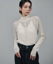 SALON adam et rope' リブニット2WAYタートルネックプルオーバー サロン アダム エ ロペ トップス ニット ホワイト ブラック グレー【送料無料】