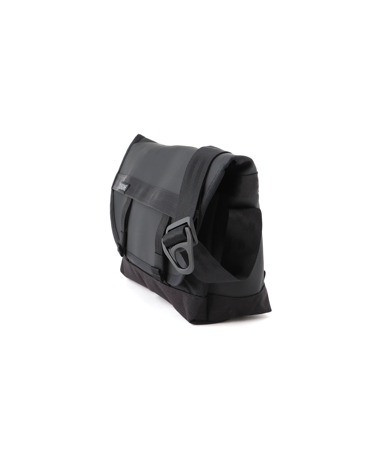(M)COURIER FLAP MSNGR 6L クローム バッグ メッセンジャーバッグ ブラック