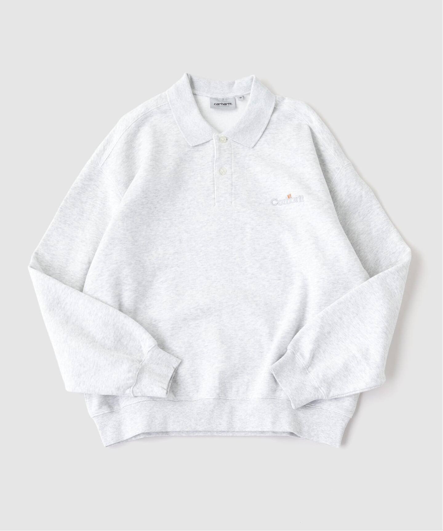 【SALE／30%OFF】JOURNAL STANDARD CARHARTT WIP / カーハート ダブリューアイピー WIP LABEL ポロスウェット ジャーナル スタンダード トップス スウェット・トレーナー グレー【送料無料】