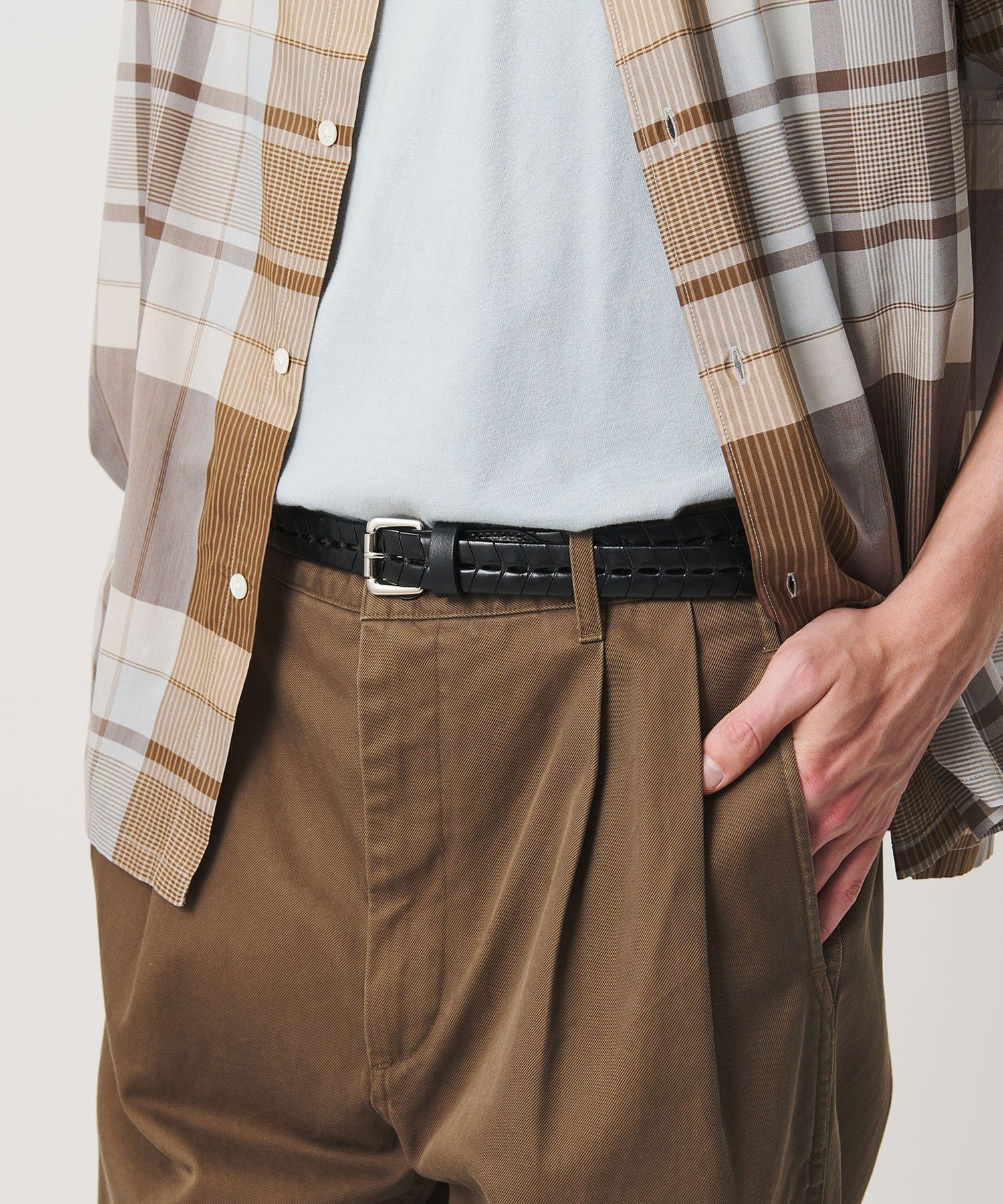 【SALE／20%OFF】BEAUTY&YOUTH UNITED ARROWS オール ホール ベルト 25mm ビューティー＆ユース　ユナイテッドアローズ ファッション雑貨 ベルト ブラック【送料無料】
