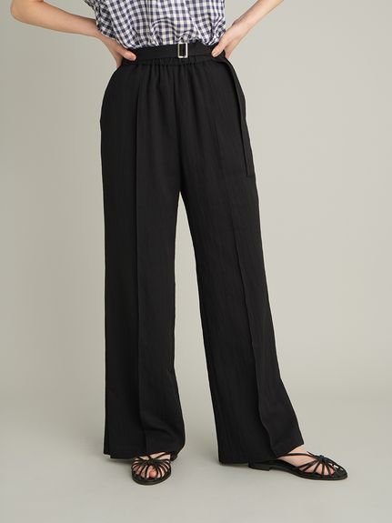 【SALE／40%OFF】Mila Owen 【MILA PANTS】【UVカット】【接触冷感】イージーパンツ ミラオーウェン パンツ その他のパンツ ブラック【送料無料】 stylife-15674107 Rakuten Fashion サンプル画像2