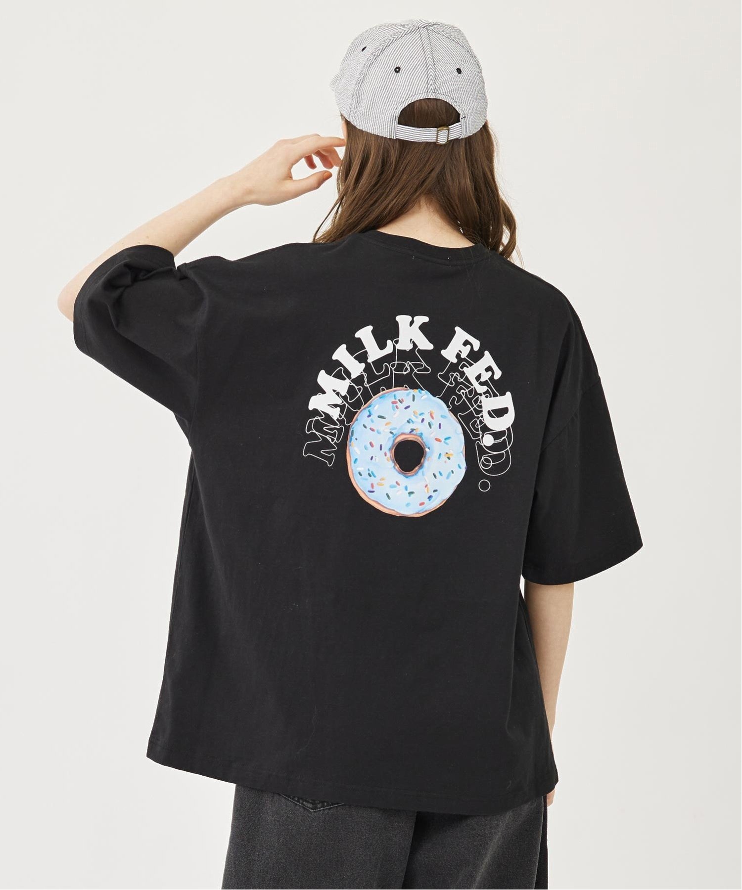 MILKFED. ROUND DONUTS WIDE S/S