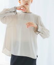 【SALE/30%OFF】URBAN RESEARCH ROSSO パイピングデザインブラウス アーバンリサーチロッソ トップス シャツ・ブラウス グリーン ホ...