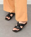 【SALE/30%OFF】ANGEL ALARCON 【ANGEL ALARCON】スクエアトウローヒールノットサンダル インターショシュール シューズ・靴 サ...