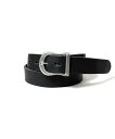 SELECT BRANDS Butler Verner Sails/バトラーバーナーセイルズ ニッケル艶消しバックル 35mm巾本ヌメベルト ジャックローズ フ...