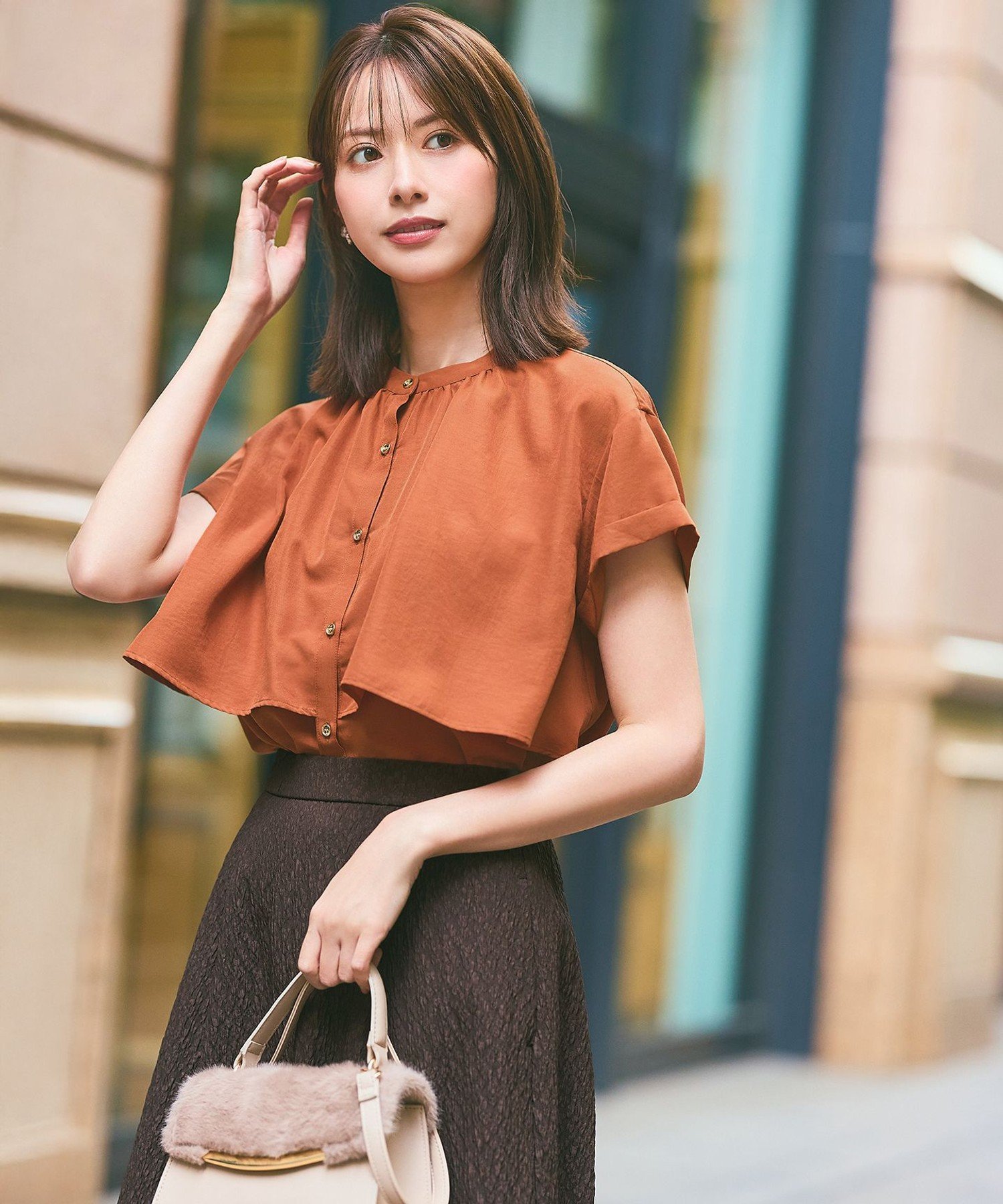 エニィスィス　ブラウス　今季 any SiS / エニィスィス （レディース） シャツ・ブラウス