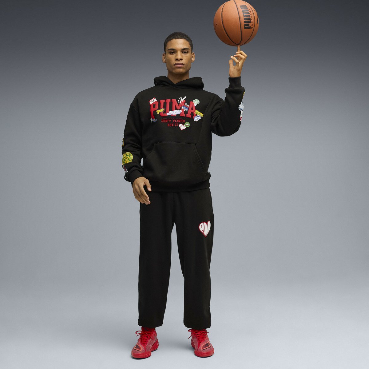 【SALE／30%OFF】PUMA メンズ バスケットボール ストライカーパック スウェットパンツ プーマ パンツ ジャージ・スウェットパンツ ブラック【送料無料】