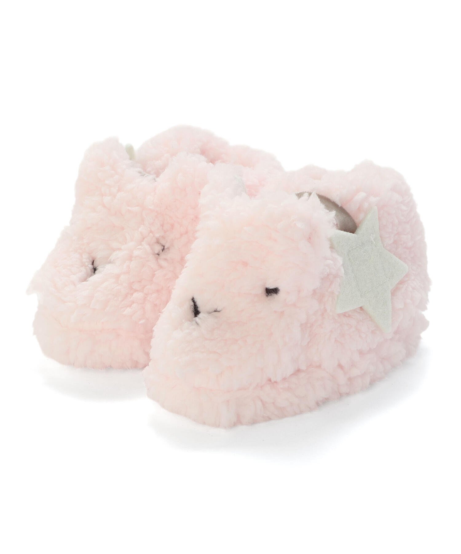 fillot de bebe reduction 【お揃い】モコモコフリースブーティ ベベ オンライン ストア マタニティウェア・ベビー用品 その他のベビーグッズ グレー ピンク ホワイト【送料無料】