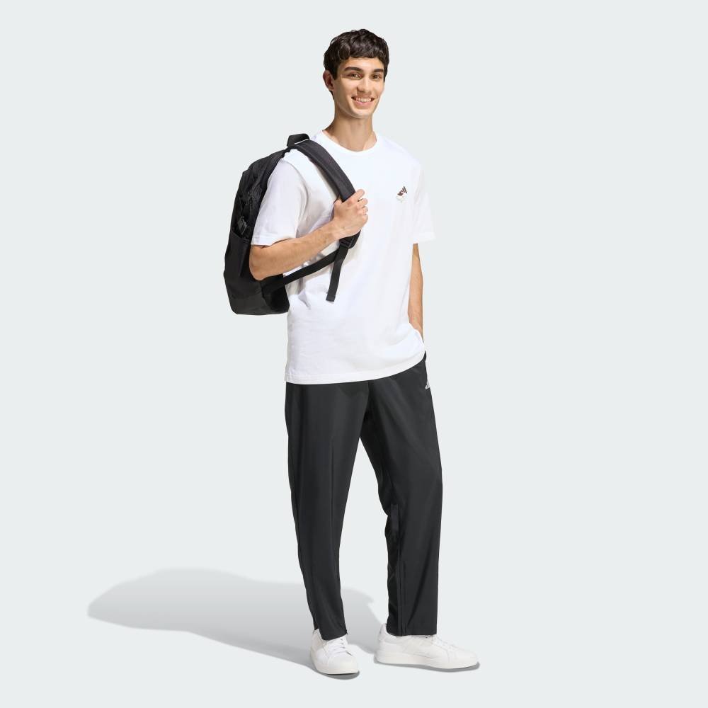 【公式】アディダス adidas 返品可 コーヒー カフェ チーズケーキ グラフィックTシャツ アディダス トップス カットソー・Tシャツ ホワイト
