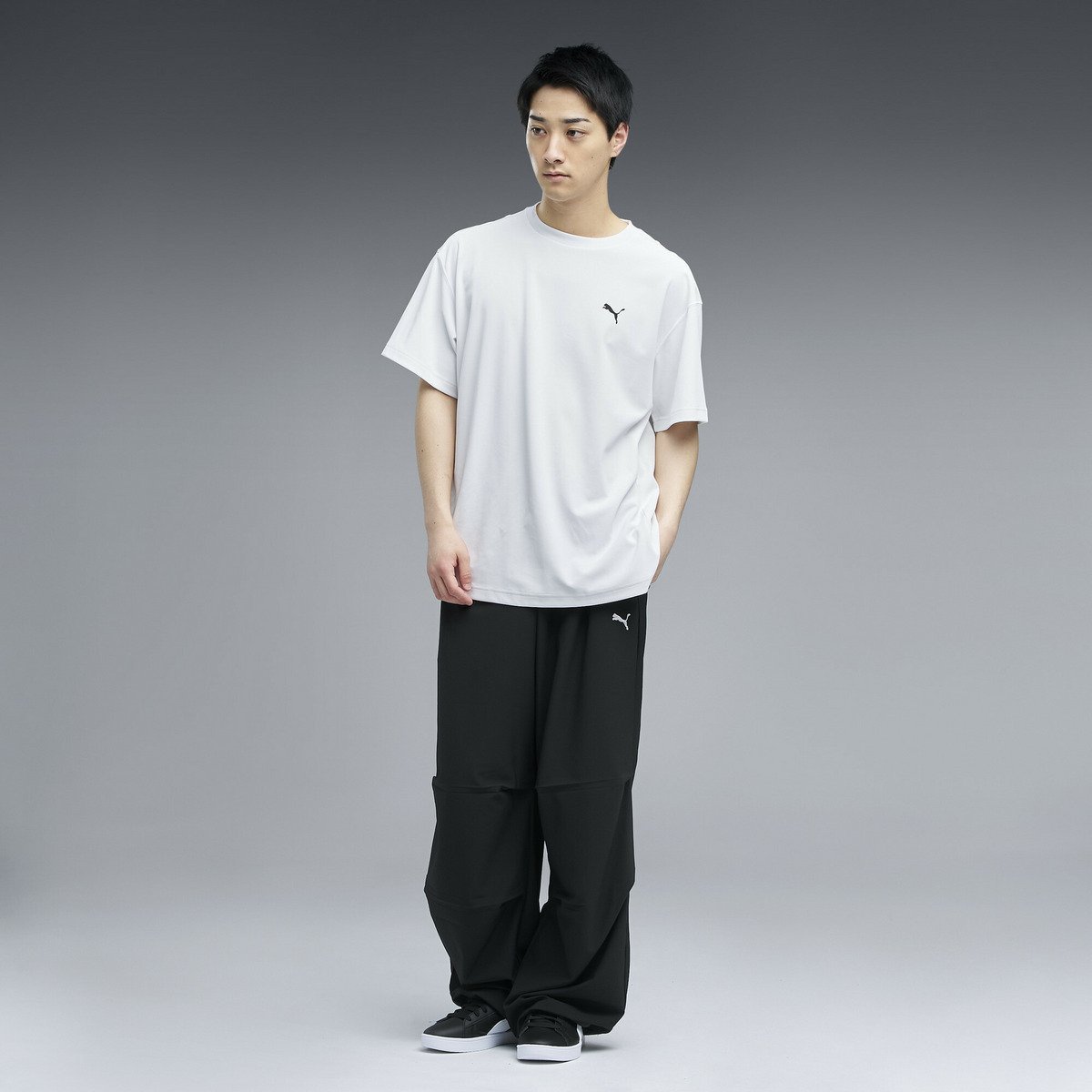 メンズ ESS エレベーテッド クール 半袖 Tシャツ SUMMER SS TEE プーマ トップス カットソー・Tシャツ ホワイト