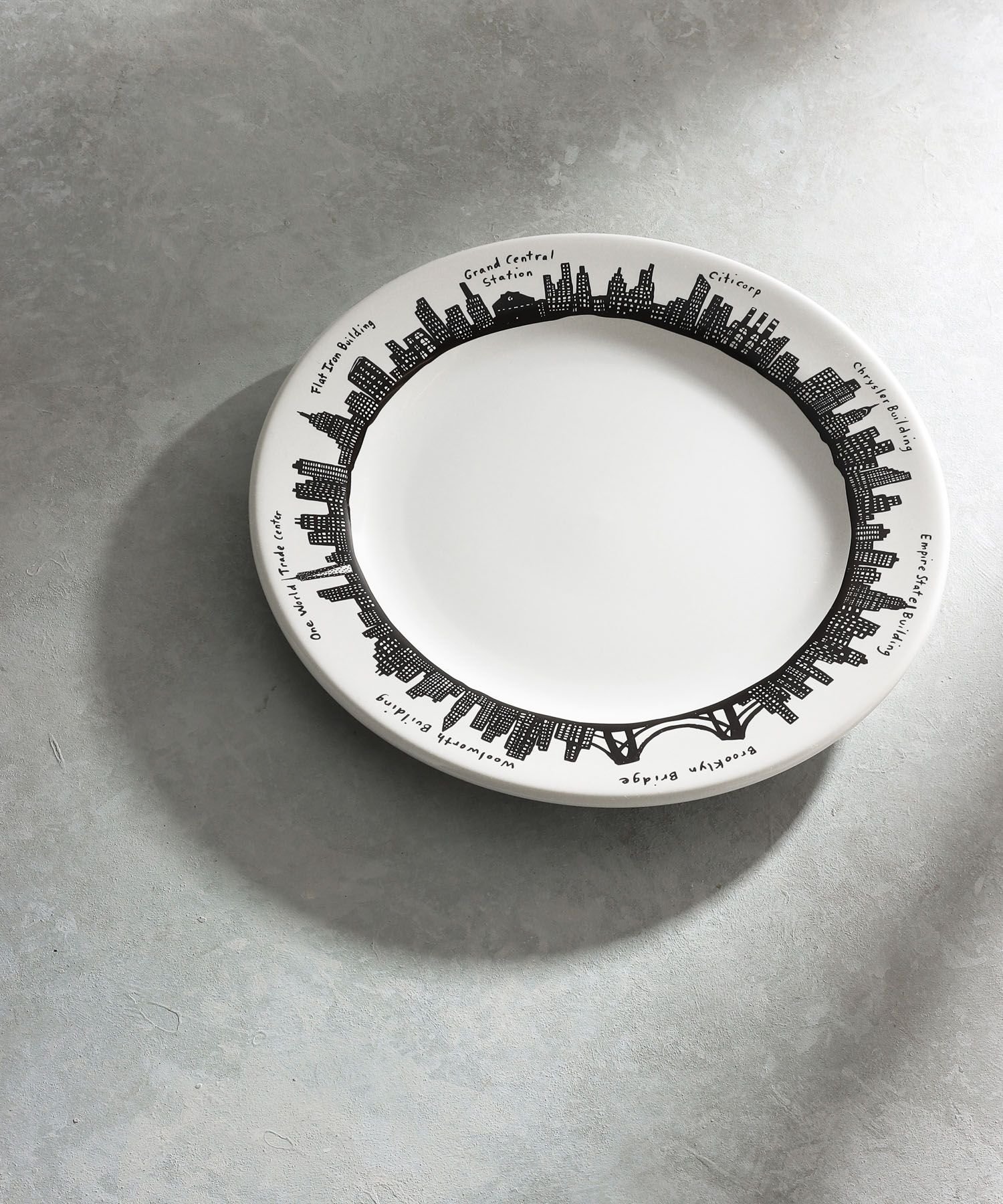 Fishs Eddy [Fishs Eddy(フィッシュエディ)]212 Skylineプレート/直径26cm ニコアンド 食器・調理器具・キッチン用品 食器・皿 ホワイトのサムネイル