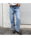 【SALE/20%OFF】Rouge vif la cle 【upper hights/アッパーハイツ】 THE JACKSONワイドテーパ ルージュ・ヴィフ ラクレ パンツ ジーンズ・デニムパンツ ブルー【送料無料】