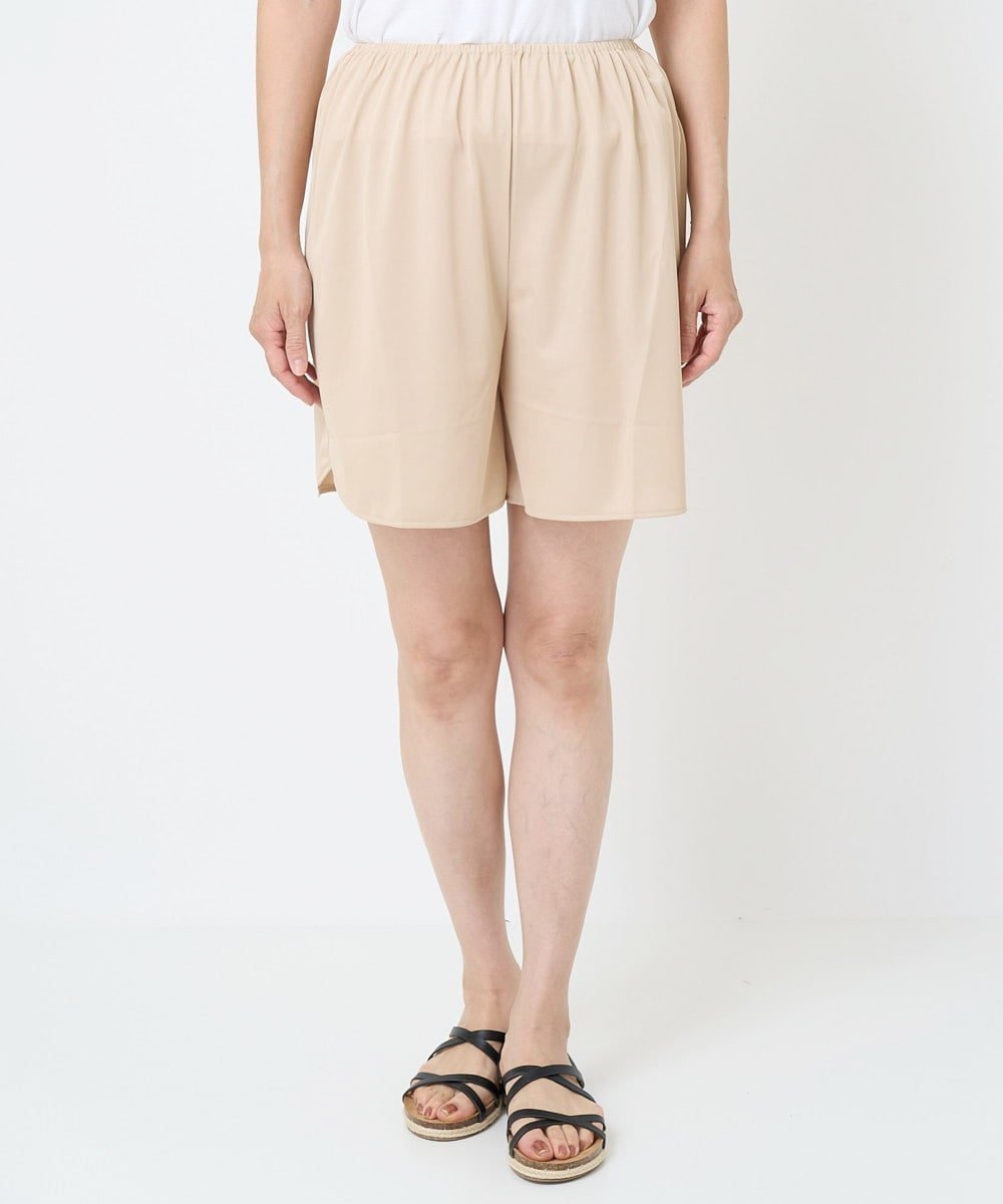 【SALE／50%OFF】GIANNI LO GIUDICE [洗える・日本製]ブライトトリコットペチパンツ ジャンニロジュディーチェ パンツ その他のパンツ ベージュ