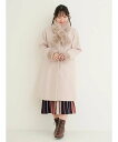 【SALE/45%OFF】Re-J&SUPURE ファーティペット付きロングコート リジェイアンドスプル ジャケット・アウター その他のジャケット・アウター ブ...