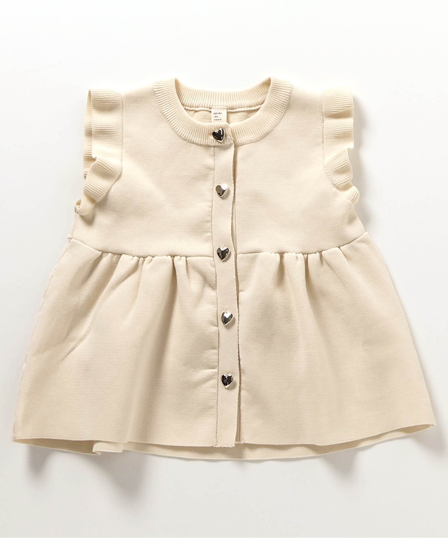 【SALE／30%OFF】apres les cours ペプラムフリルニットベスト エフオーオンライン...
