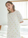 【SALE/30%OFF】gelato pique バナナ柄Tシャツ ジェラートピケ インナー・ルームウェア その他のインナー・ルームウェア イエロー