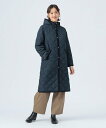 BEAMS HEART WOMEN 【撥水性/軽量/保温性】フード キルティング コート (SーL) 25AW レディース 中綿 フード取り外し可 ビームス ハート ジャケット・アウター その他のジャケット・アウター グリーン ベージュ ネイビー【送料無料】