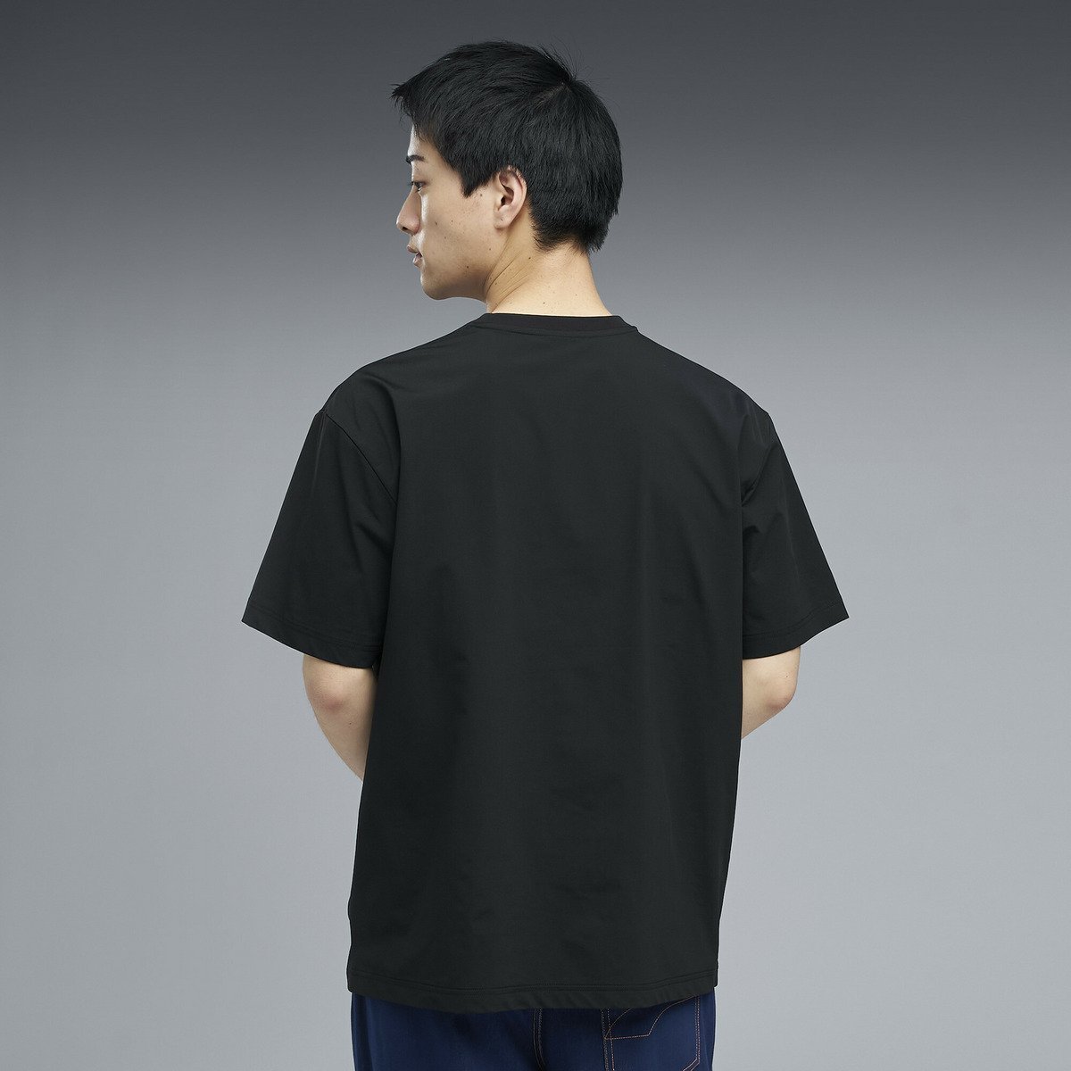 PUMA メンズ ESS エレベーテッド ウーブン ライク 半袖 Tシャツ SUMMER SS WOVEN LIKE TEE プーマ トップス カットソー・Tシャツ ブラック【送料無料】