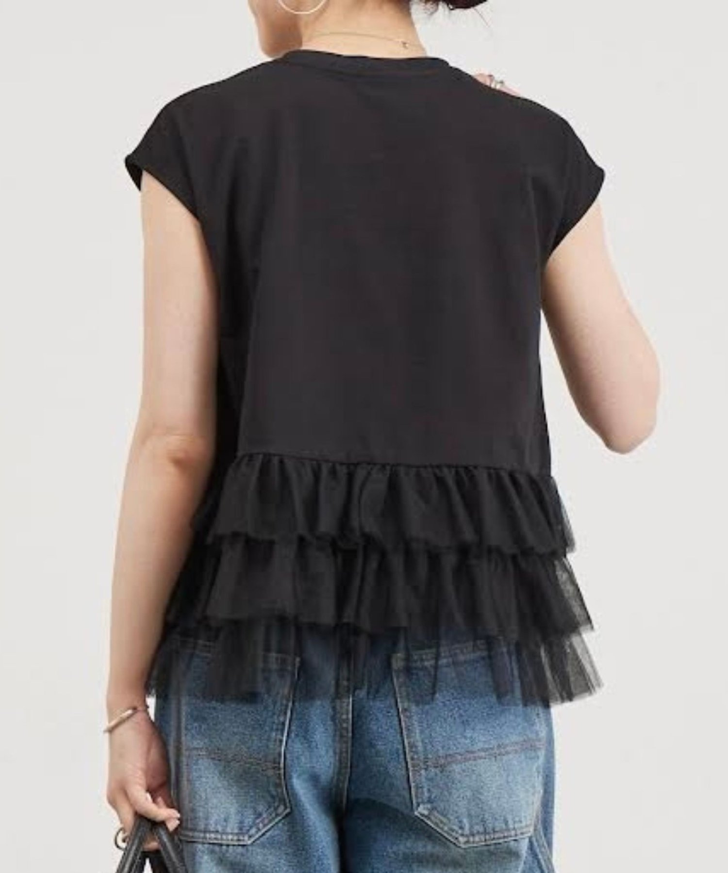【SALE／5%OFF】BEARDSLEY チュチュTee ビアズリー トップス カットソー・Tシャツ ブラック【送料無料】