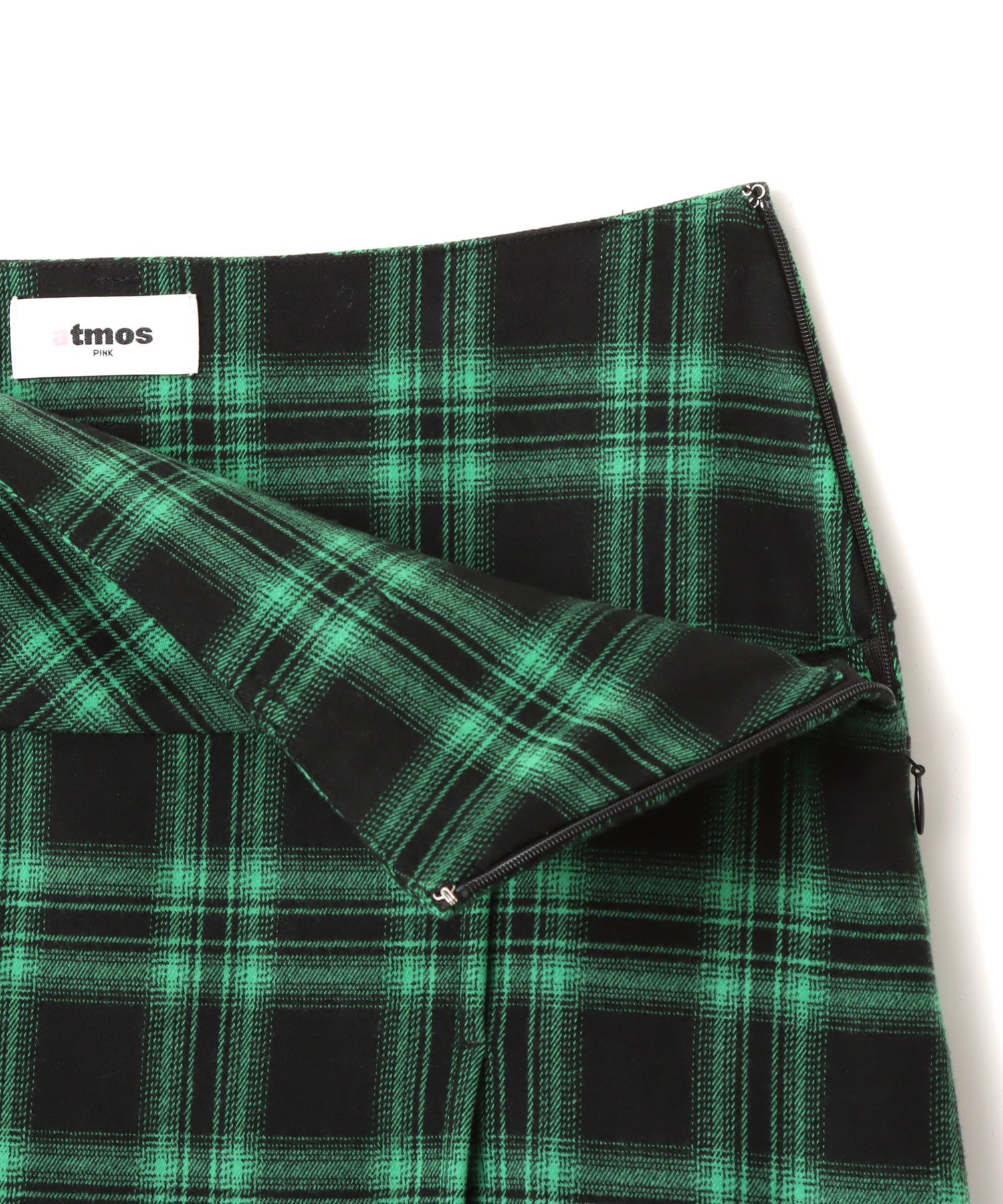 atmos pink atmos pink Plaid Tiered Skirt GREEN アトモス スカート その他のスカート グリーン