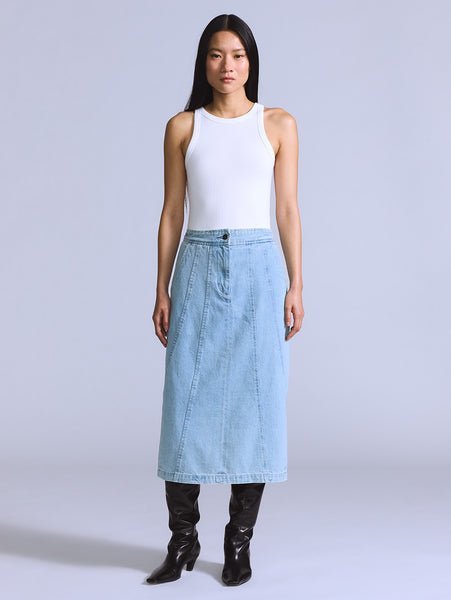 【SALE／20%OFF】Levi's BLUETAB(TM) SEAMED スカート リーバイス ワンピース・ドレス その他のワンピース・ドレス ネイビー【送料無料】
