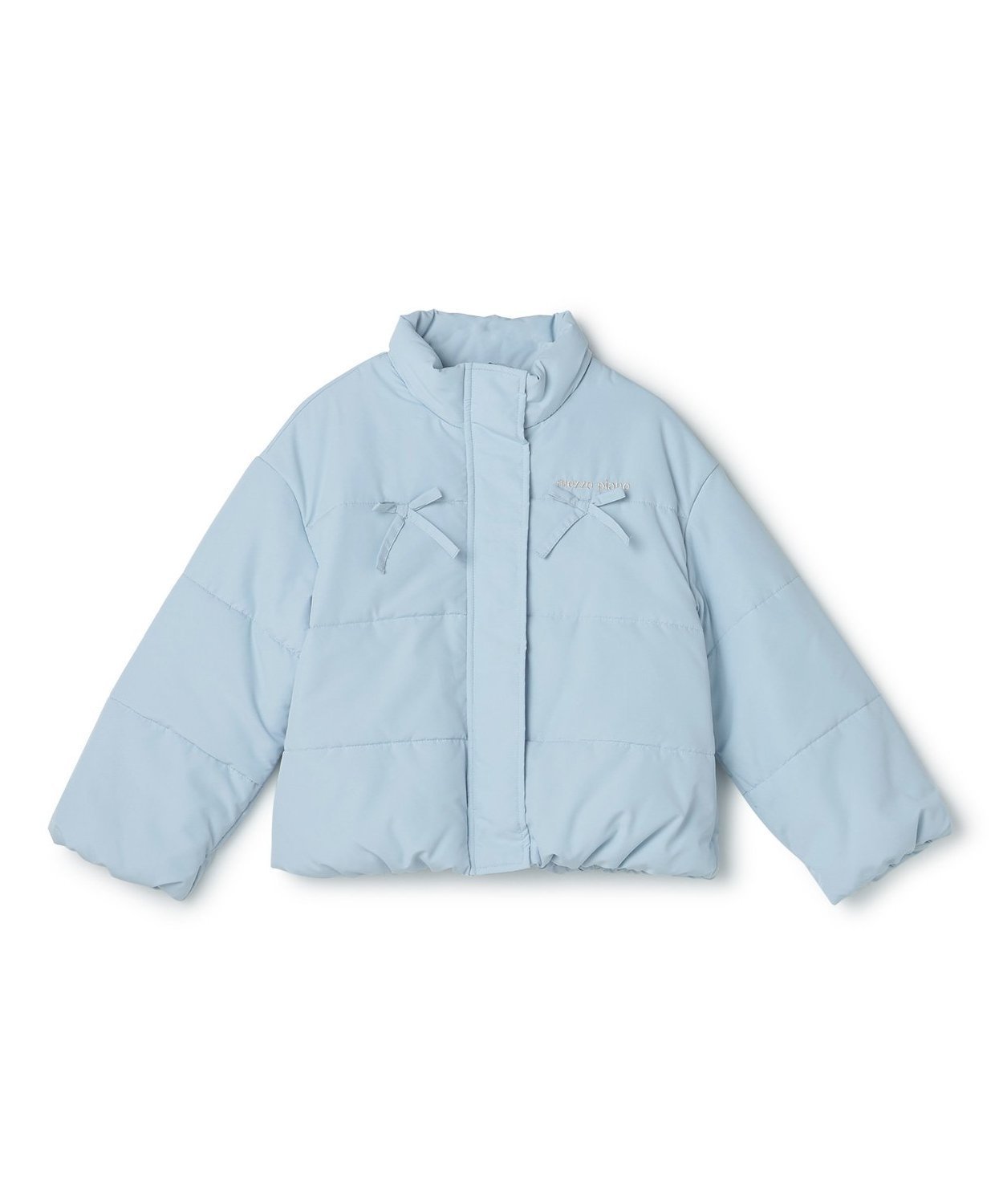 mezzo piano 【福袋B】リボン 中わたブルゾン ナルミヤオンライン ジャケット・アウター ブルゾン・ジャンパー ブルー【送料無料】のサムネイル