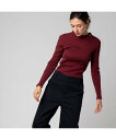 LACOSTE モックネックロングスリーブTシャツ ラコステ カットソー Tシャツ ネイビー【送料無料】