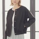 【SALE/70%OFF】EUCLAID リネンブルゾン エウクレイド ジャケット・アウター ブルゾン・ジャンパー ブラック ホワイト【送料無料】