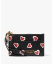 kate spade new york モーガン ステンシル ハート カード ケース リスレット ケイトスペードニューヨーク 財布 ポーチ ケース 名刺入れ カードケース ブラック【送料無料】