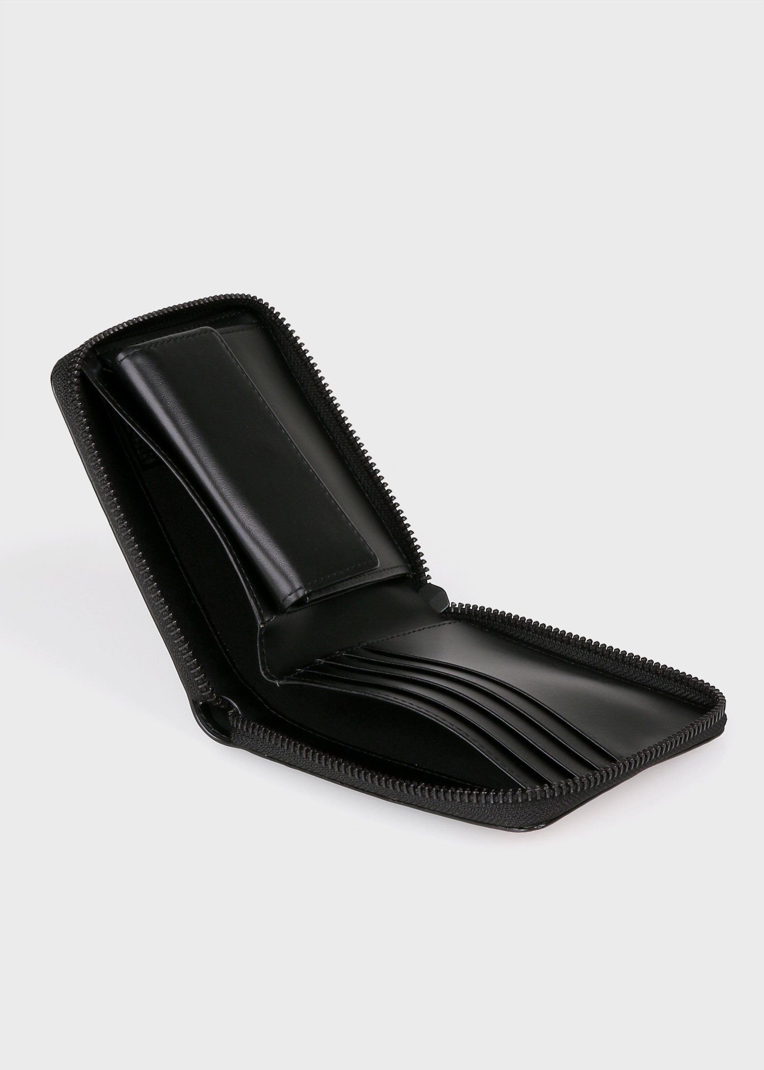 【SALE／30%OFF】Paul Smith 【公式】ブラッシュオフレザー 2つ折り財布 ポール・スミス　アウトレット 財布・ポーチ・ケース 財布 カーキグリーン【送料無料】