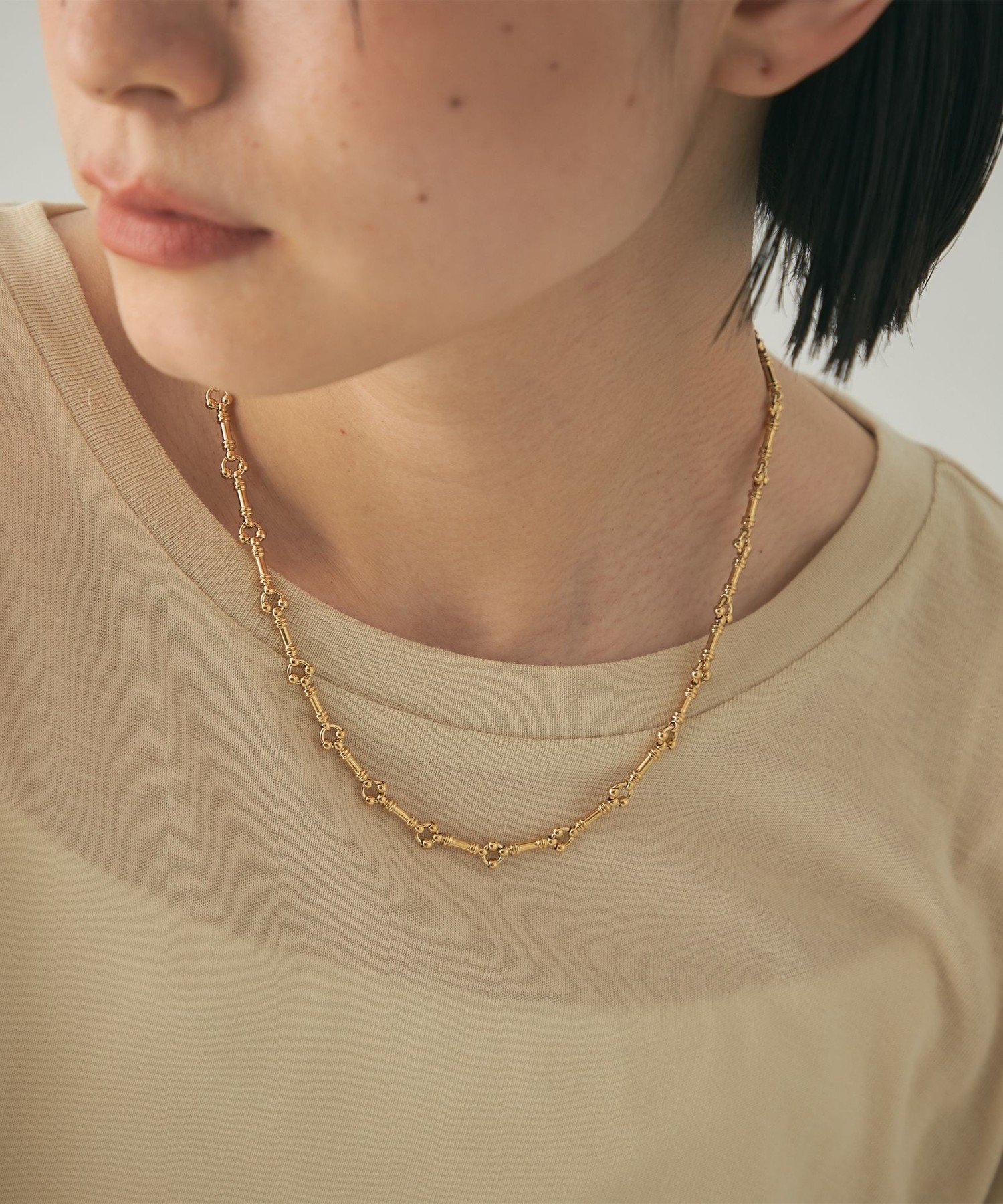 EMMEL REFINES ＜PHILIPPE AUDIBERT＞PA Kenton ネックレス＜Select by EMMEL REFINES＞ ユナイテッドアローズ グリーンレーベルリラクシング アクセサリー・腕時計 その他のアクセサリー・腕時計 ゴールド【送料無料】