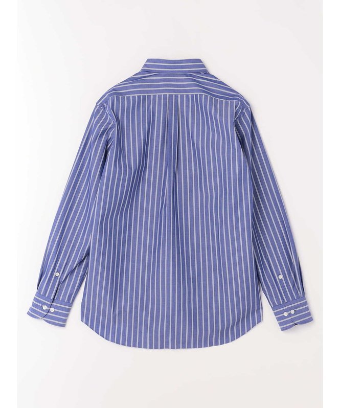 MEN Wide Stripe Shirt アクアスキュータム トップス シャツ・ブラウス ブルー