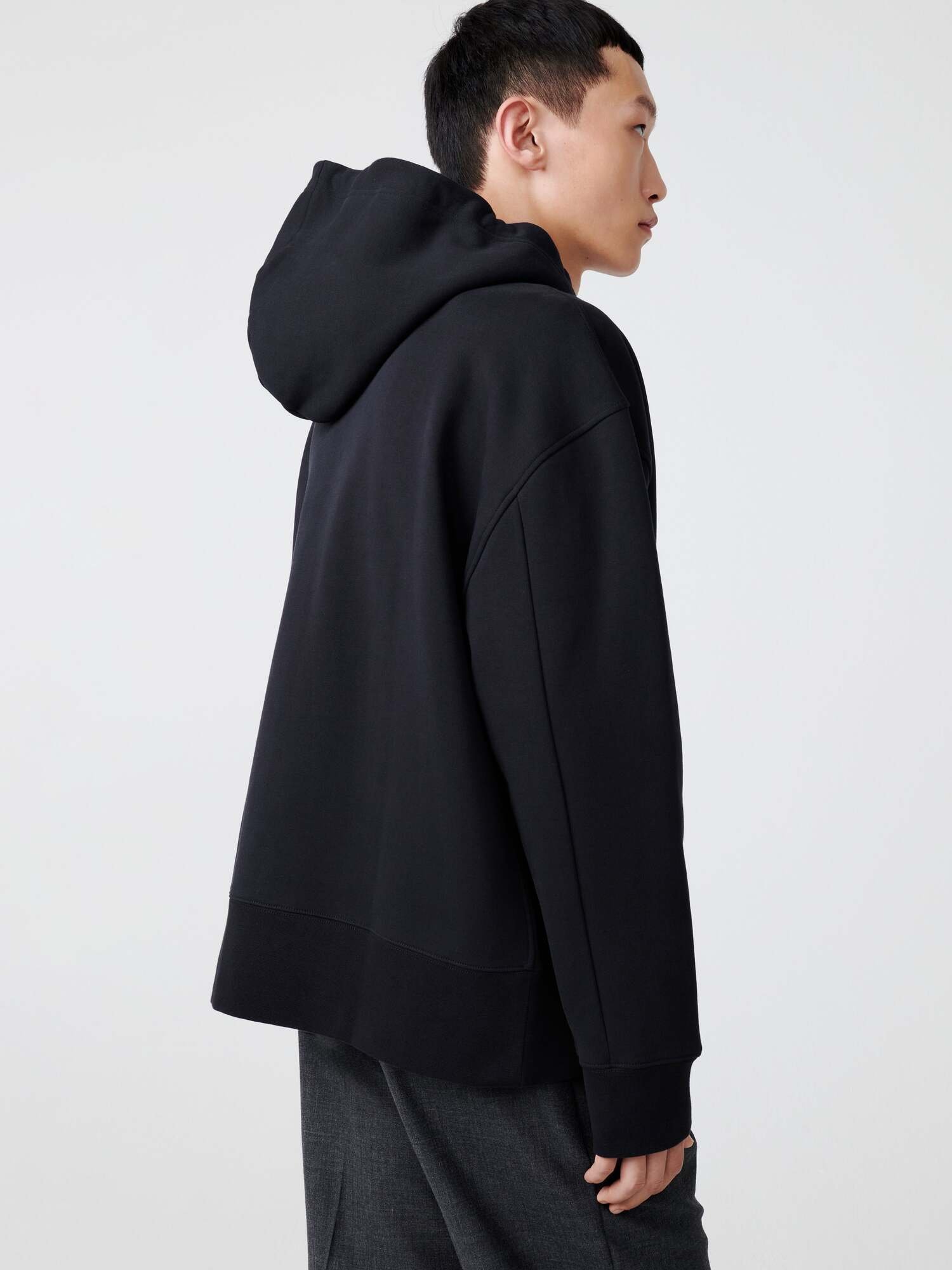 STUDIO NICHOLSON COVA LOGO JERSEY スタジオニコルソン トップス パーカー・フーディー ネイビー【送料無料】
