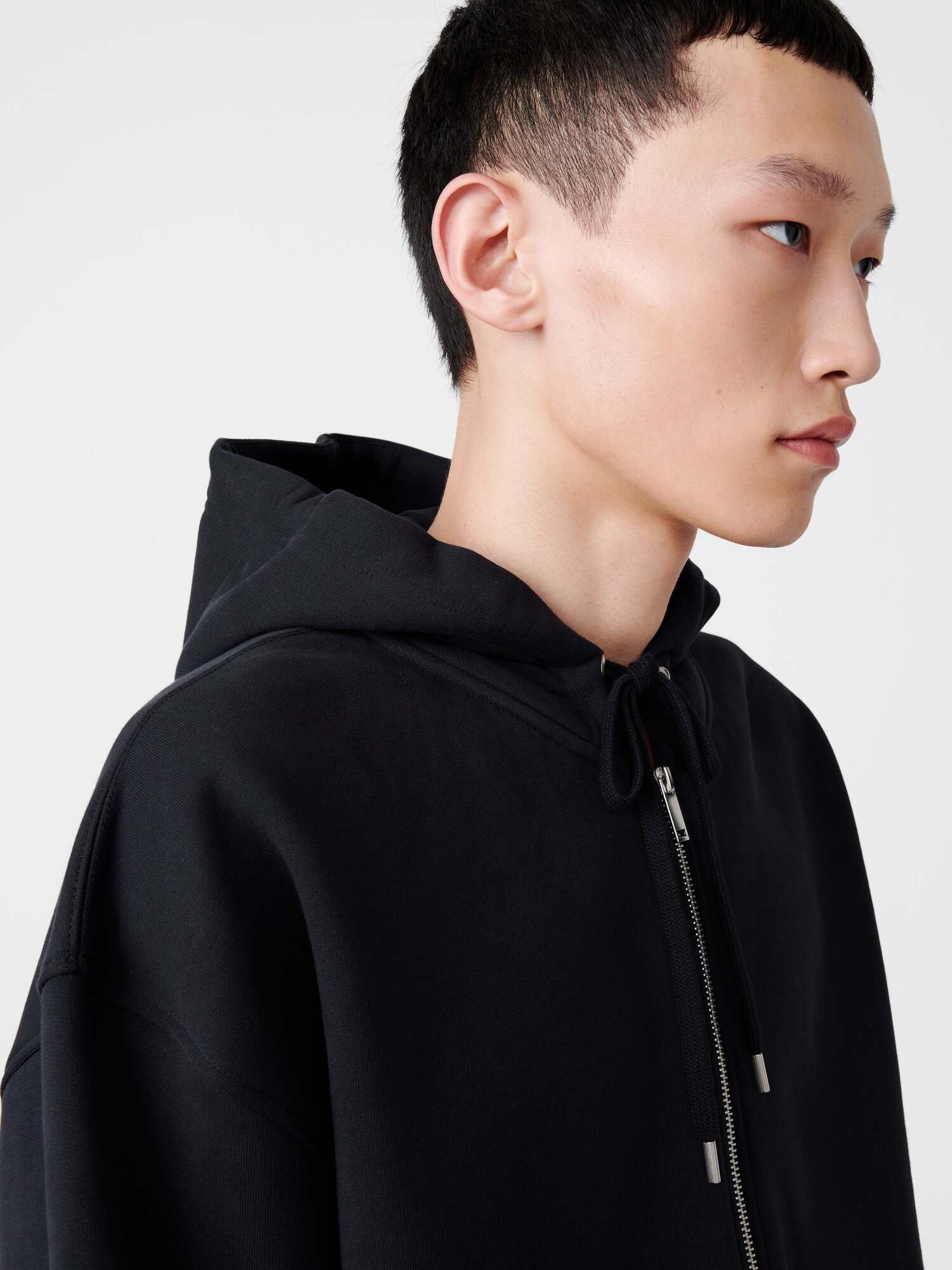 STUDIO NICHOLSON COVA LOGO JERSEY スタジオニコルソン トップス パーカー・フーディー ネイビー【送料無料】