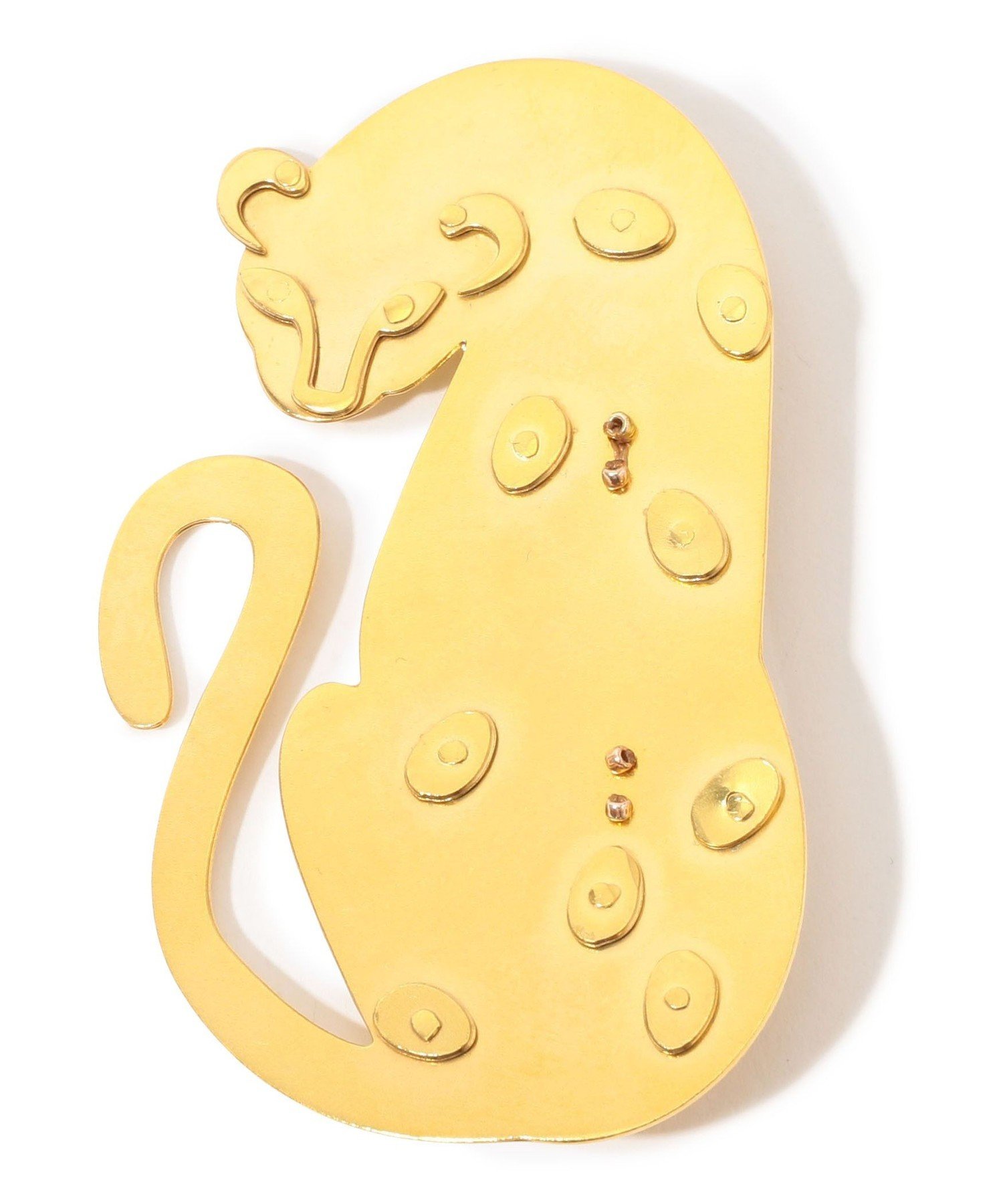 TOMORROWLAND GOODS MERCEDES SALAZAR Leopard ブローチ トゥモローランド アクセサリー・腕時計 ブローチ・コサージュ・バッジ ゴールド【送料無料】