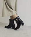 Pitti 【WEB限定】バックルベルトレインショートブーツ モード・エ・ジャコモ×イング シューズ・靴 レインシューズ・ブーツ ブルー ネイビー【送料無料】