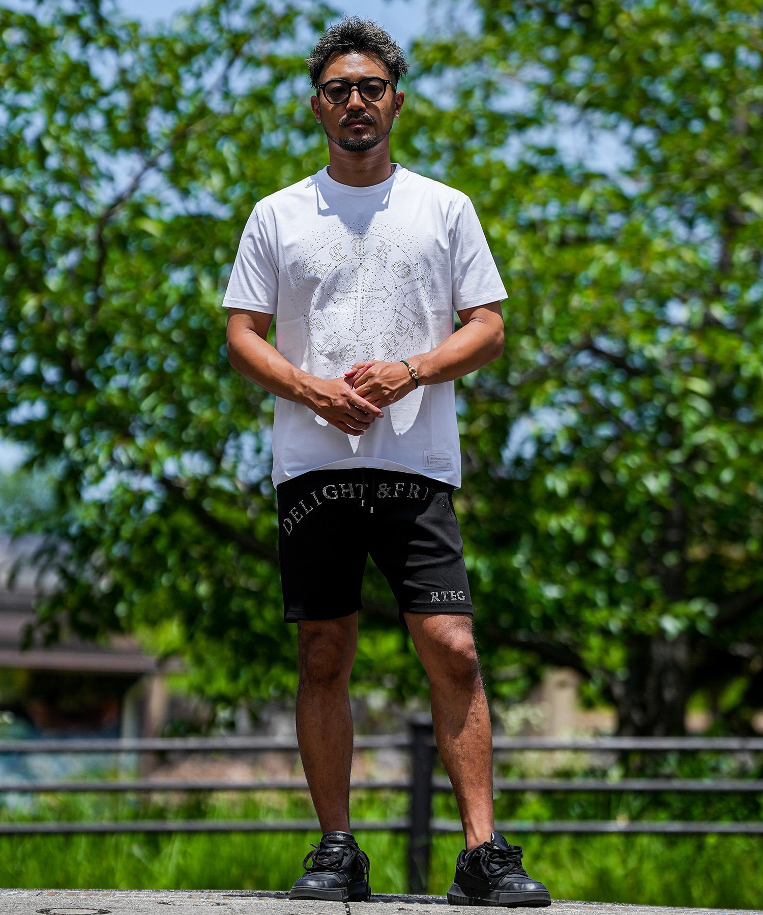 Retro Engine RTEG NEW Method/OE TEE アダムスジャグラー トップス カットソー・Tシャツ ブラック ホ..