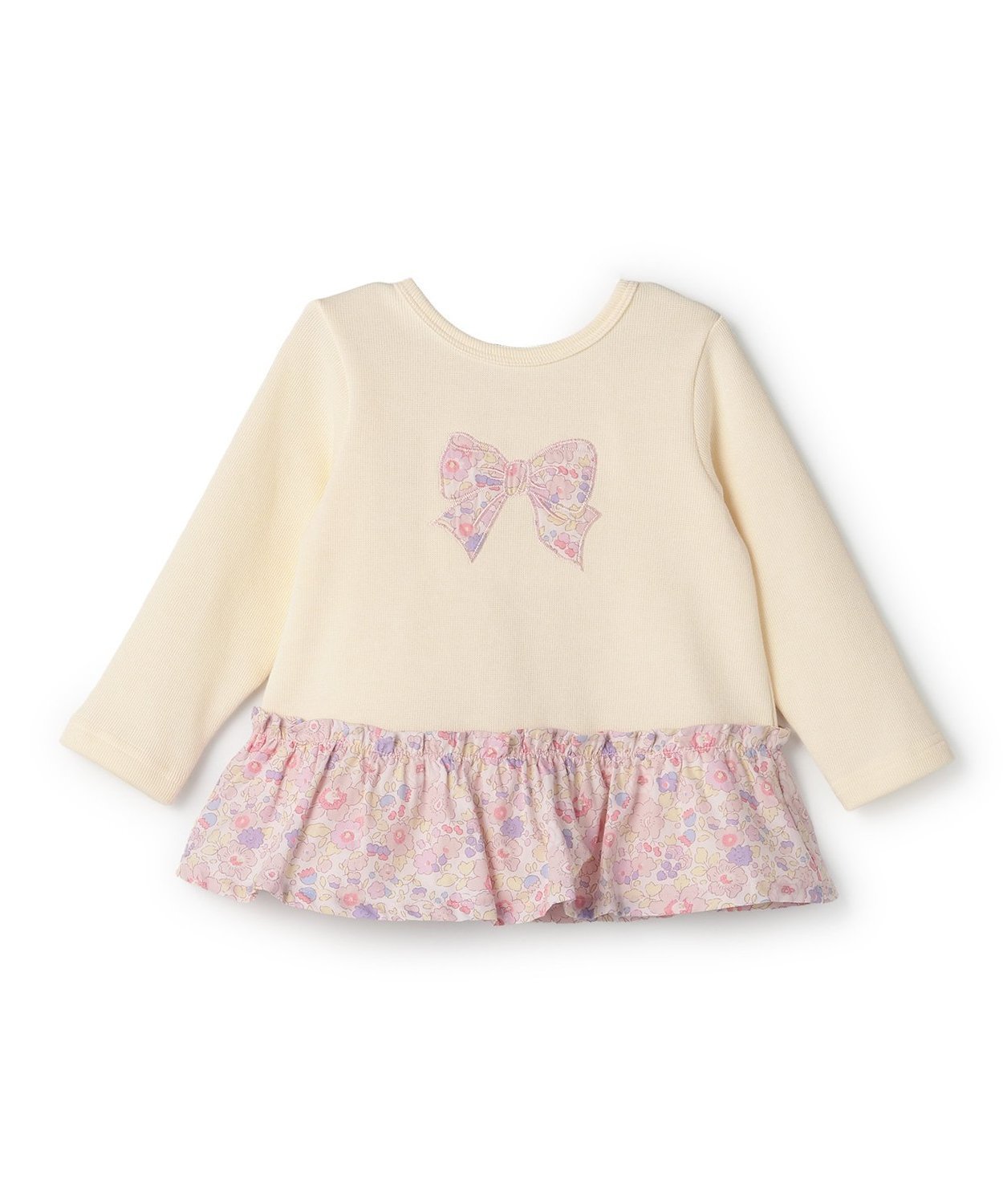 SENSE OF WONDER 【福袋】女児リバティリボンフリルトレーナー ナルミヤオンライン トップス スウェット・トレーナー ベージュ【送料無料】のサムネイル