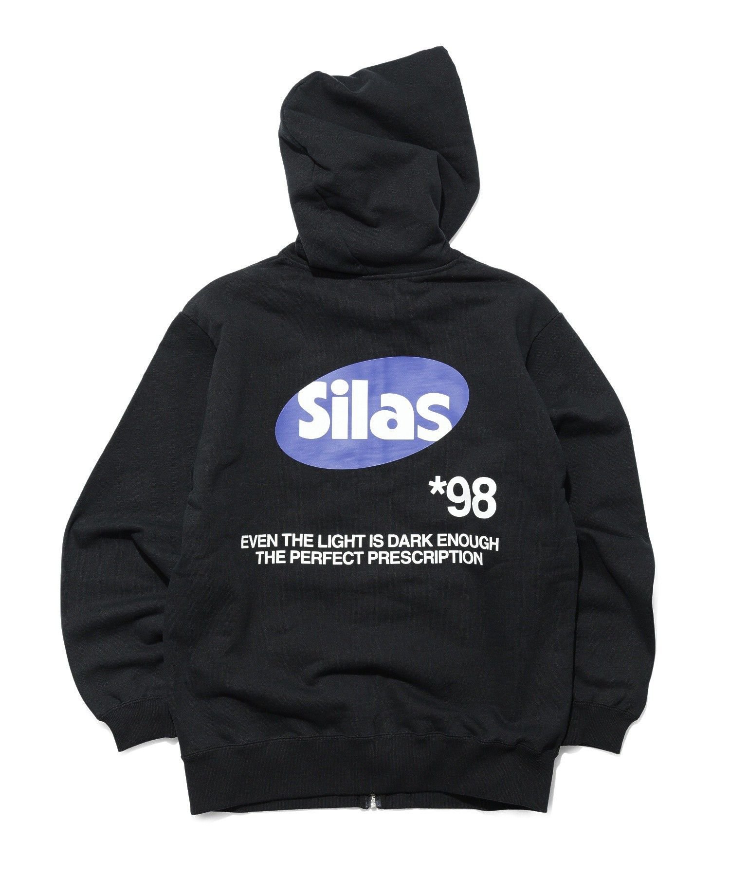 【SALE／20%OFF】SILAS CORP ZIP SWEAT HOODIE サイラス トップス スウェット・トレーナー ブラック ネイビー【送料無料】