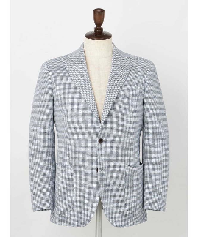 Aquascutum MEN Houndstooth Jersey Jacket アクアスキュータム ジャケット・アウター テーラードジャケット・ブレザー【送料無料】
