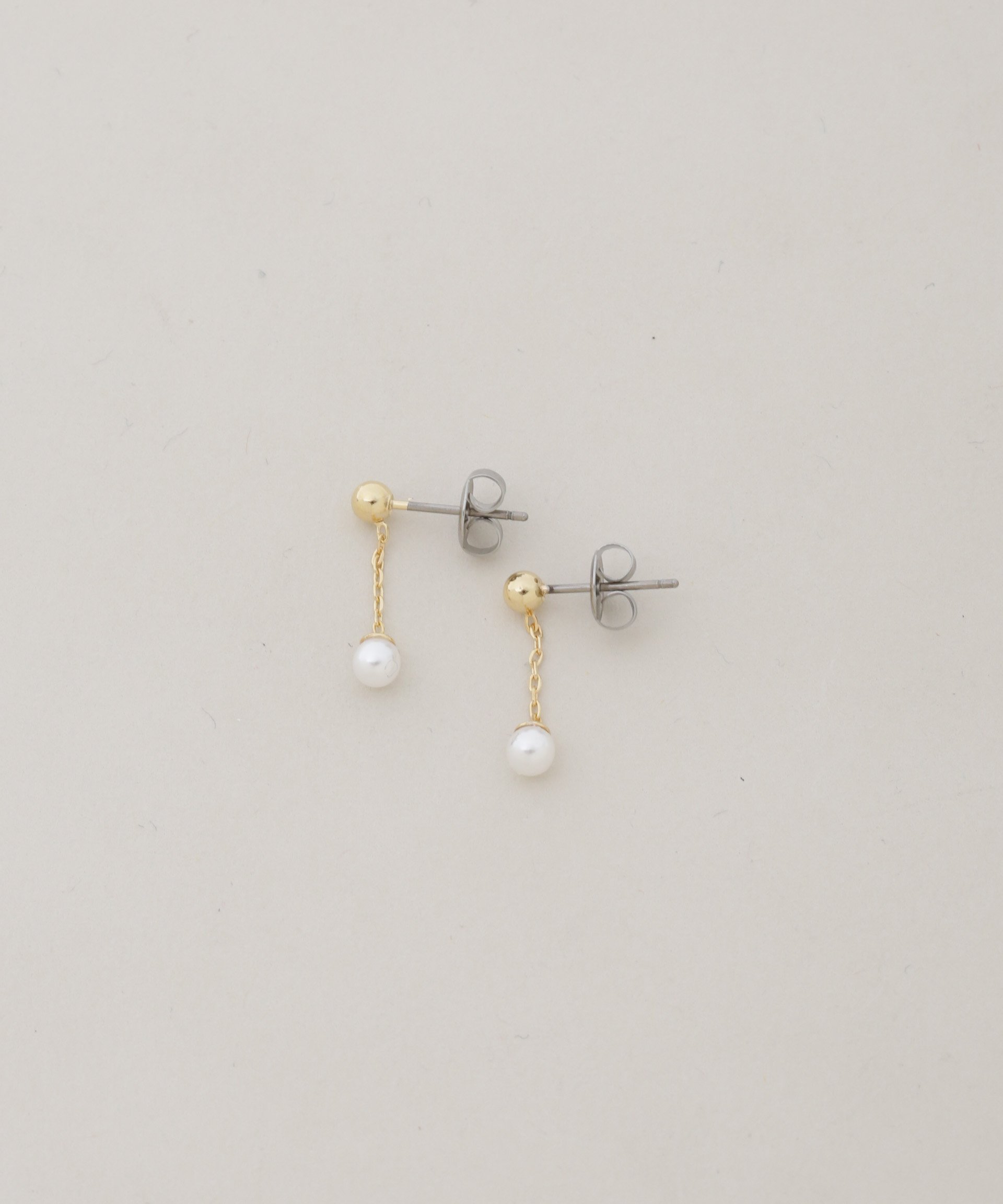 NANO universe イミテーションパールチェーンピアス ナノユニバース アクセサリー・腕時計 ピアス ゴールド シルバー stylife-15882152 Rakuten Fashion サンプル画像3
