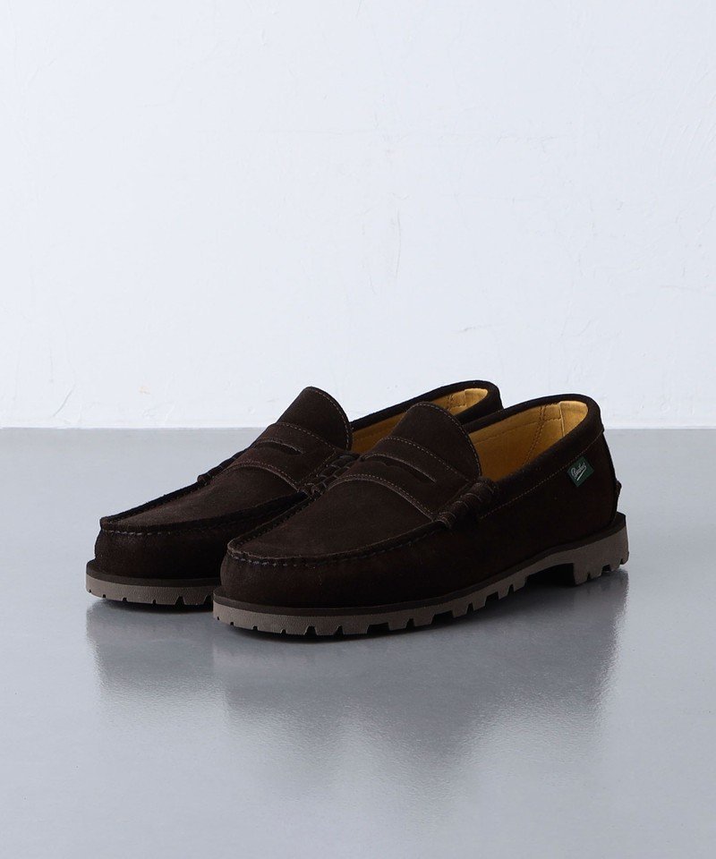 UNITED ARROWS 【別注】＜Paraboot(パラブーツ)＞ コイン ローファー ユナイテッドアローズ シューズ スニーカー/スリッポン ブラウン ブラック オレンジ カーキ【送料無料】