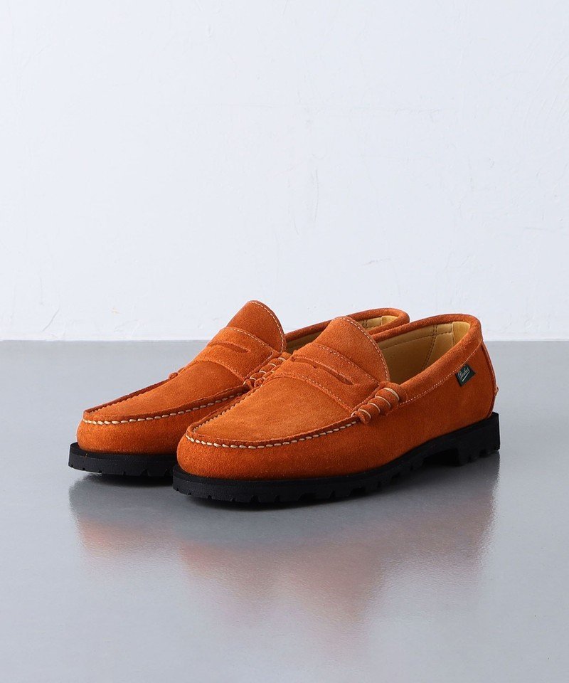 UNITED ARROWS 【別注】＜Paraboot(パラブーツ)＞ コイン ローファー ユナイテッドアローズ シューズ スニーカー/スリッポン ブラウン ブラック オレンジ カーキ【送料無料】