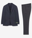 MACKINTOSH LONDON 【NEW BRIDGE】【LoroPiana/ロロ・ピアーナ】メランジツイルスーツ マッキントッシュ ロンドン スーツ・フォーマル スーツジャケット ネイビー グレー【送料無料】