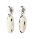 【SALE/50%OFF】Ray BEAMS Otro Accesorio / オーバル ストーン ピアス ビームス ウイメン アクセサリー・腕時計 その他のアクセサリー・腕時計 シルバー【送料無料】