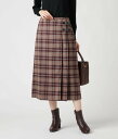 【SALE/19%OFF】NEWYORKER WOMEN L-SIZE 【L】タータンチェック キルトスカート ニューヨーカー エルサイズ スカート その他のスカート レッド【送料無料】