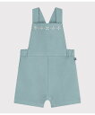 PETIT BATEAU ショートサロペット プチバトー オールインワン・オーバーオール オーバーオール・サロペット【送料無料】